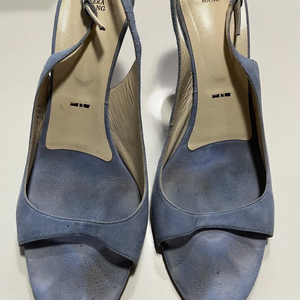 Vera Wang Blue Suede shoes